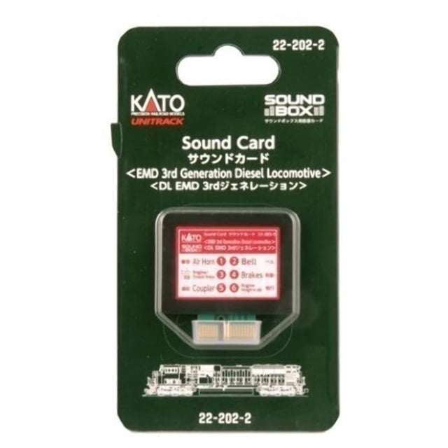 Tarjeta de sonido Kato KAT222022 EMD Diesel de tercera generación