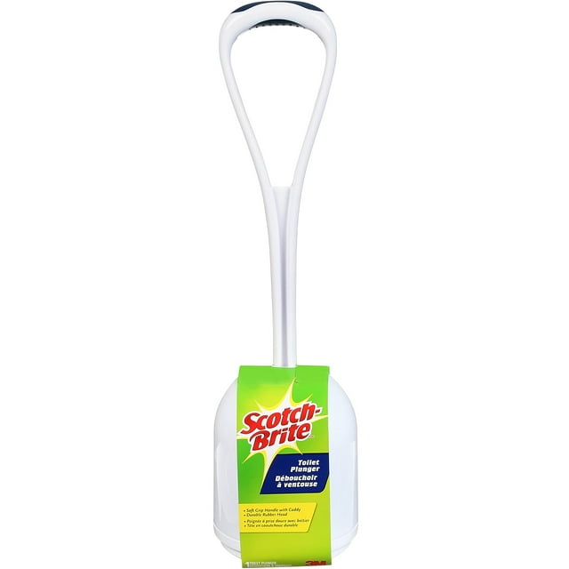 Intexca Toilet Plunger with Caddy – Durable Rubber Head for Bathroom Cleaning