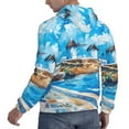 thumbnail image 6 of Salouo Greek Island Windmills Painting Pattern Men's Fall Hoodie Sweatshirt,Sport Hoodie with Pockets for Men Pullover Casual Hooded Sweatshirt-Medium, 6 of 7