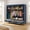 Blue, variant on HUAXINYUN Heavy Duty Metal Frame Portable Closet with Fabric Cover, 3 Storage compartments,3 Hanging Rods and 3 Drawers, Freestanding Armoire for Bedroom Apartment Storage, Gray.
