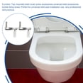 thumbnail image 3 of unbranded 4Ud Tornillos De Fixación Para Asiento De Inodoro Plata Resistente Y Profesional, 3 of 7