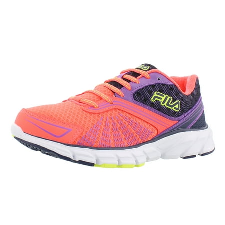 Fila Memory Electro Volt 2 Running Womens Shoes Size 9, Color: Orange/Purple/Grey