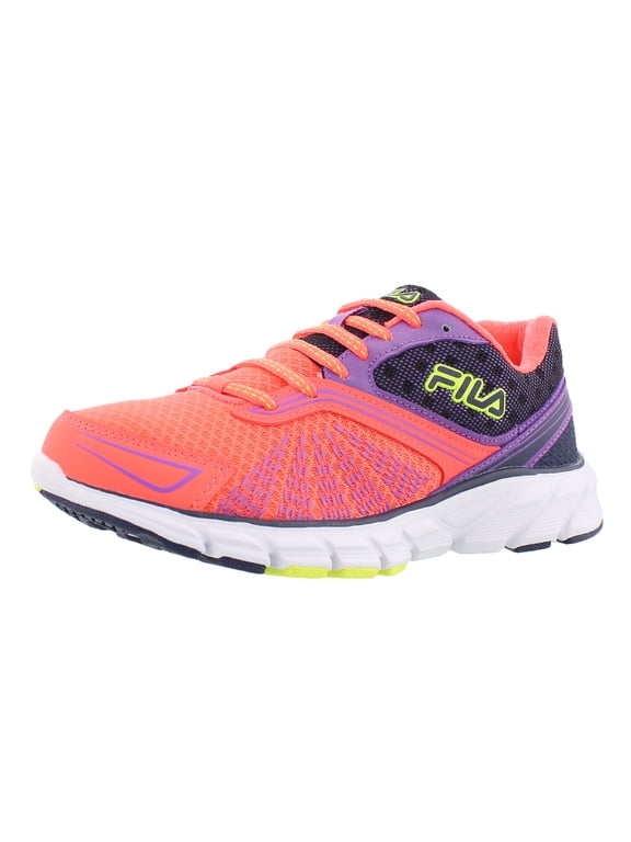 Memory Electro Volt 2 Running Womens Shoes Size 7.5, Color: Orange/Purple/Grey