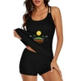 thumbnail image 6 of Cobear Womens 2025 Tankini Swimsuits Tummy Control Tropical Palm Trees Summer Holiday Sunset Swimwear Two Piece Bathing Suits Swim Tank Top with Boyshorts, 6 of 8