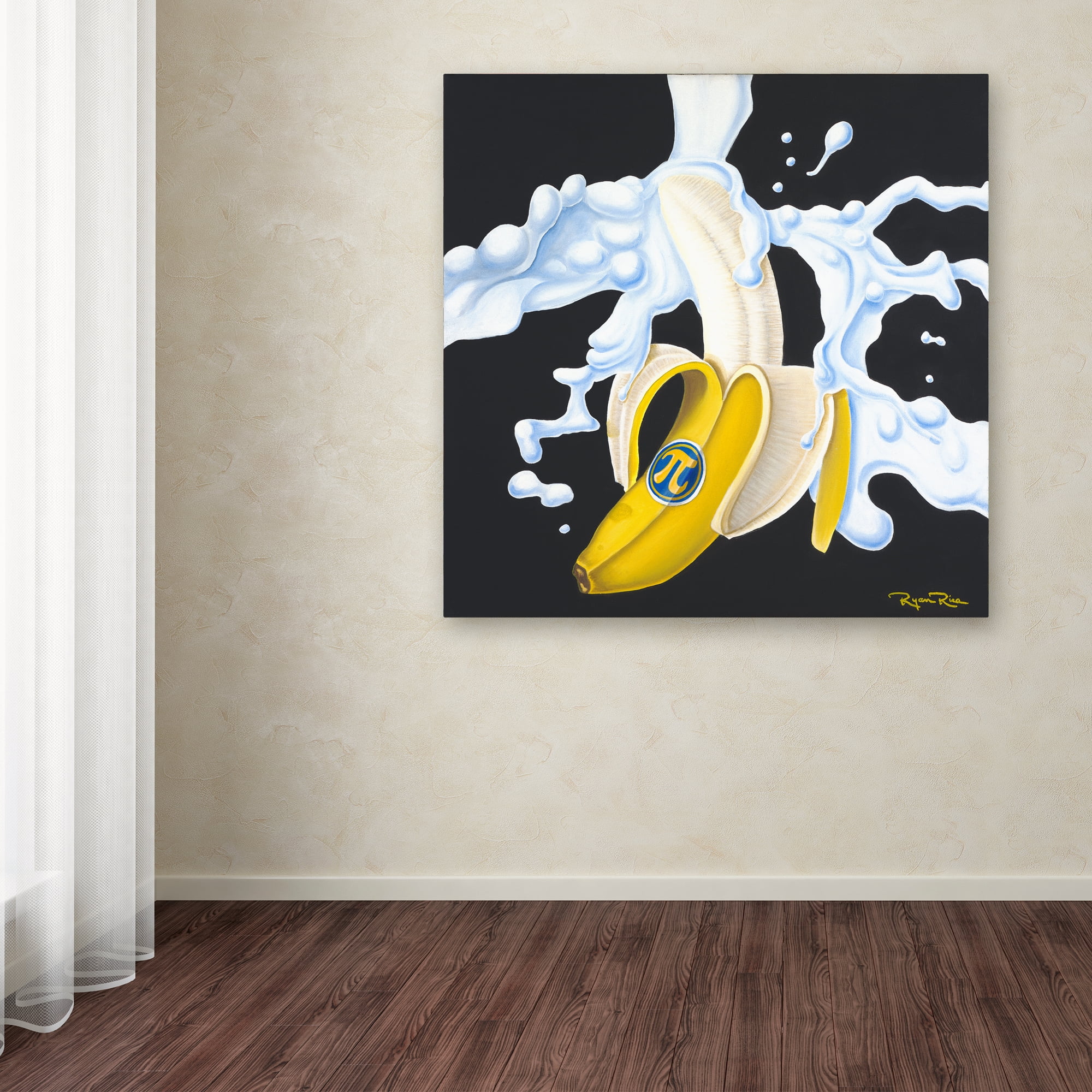 Trademark Fine Art 'Banana Cream Pi' Canvas Art by Ryan Rice Fine Art