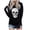 White, variant on Gunia Womens Halloween Sweatshirts Ladies Casual Skeleton Graphic Hooded Long Sleeve Pullover Hoodie For Women Fall Fashion Clothes Tops Black S-2Xl