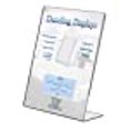 thumbnail image 3 of Dazzling Displays Clear 4x6 Slanted Sign Holders (100), 3 of 4