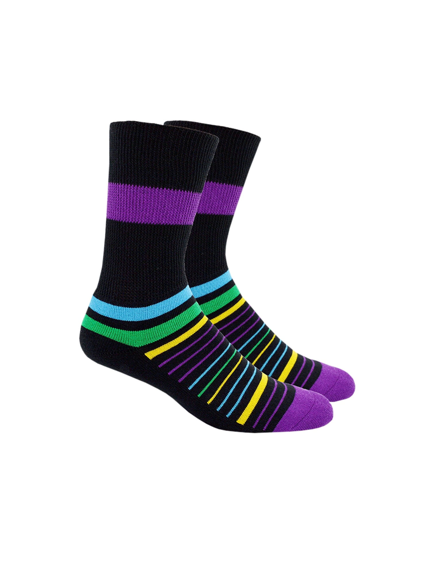 Dr. Segal's Unisex Diabetic Crew Length Socks, NonBinding Tops, Fun P