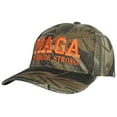 thumbnail image 2 of Tropic Hats Adult Embroidered MAGA 75 Million Strong Hook & Loop Structured Cap - Hardwoods Camo, 2 of 3