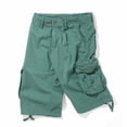 thumbnail image 2 of Eryao Mens Outdoor Hiking Shorts Lightweight Knee Length Cargo Shorts with Multi Pockets Breathable Casual Athletic Shorts,Mint Green,XL, 2 of 6