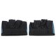 thumbnail image 3 of Guantes de levantamiento de pesas antideslizantes de tamaño mediano y diseño de medio dedo para un mejor agarre, protección de manos para fitness y gimnasio, color azul, 3 of 8