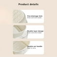 thumbnail image 7 of Double Layer Kitchen Colander, 2-in-1 Vegetable Fruit Washing Basket, BPA-Free Plastic Strainer Bowl, Detachable Drain Basket with Handles, Food Colander, Multifunctional Kitchen Drain Bowl, 7 of 7