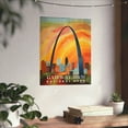 thumbnail image 3 of ELNEIT - Gateway Arch National Park Poster, Unframed Matte Paper, S09, 3 of 4