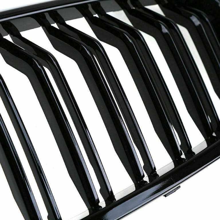 Farfi 1Pair Matte Black Kidney Grilles 51137390863 51137390864 