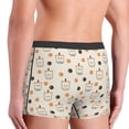 thumbnail image 3 of Disketp Milk Tea Men's Boxer Briefs,Soft and Breathable Cotton Underwear with ComfortFlex Waistband, 3 of 7