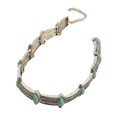 thumbnail image 1 of Turquoise Necklace Silver Short Necklace Choker Personalize Boho Necklace Jewelry for Women and Girls, 1 of 5