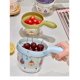 thumbnail image 1 of Juego de Colador y Bol de Cocina con Asa: Bol 2 En 1 para Lavar Frutas y Verduras, Cesta de Doble Capa para Enjuagar, Escurrir y Servir., 1 of 5