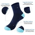 thumbnail image 6 of Loritta Womens Ankle Socks, Athletic Running Sports Cushioned Breathable Socks 6 Pairs, Size 6-8, 6 of 6