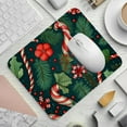thumbnail image 2 of Christmas Crutches Gaming Mouse Pad, Desk Mat, Square 8.3x9.8 Inch Non-Slip Rubber Bottom Printed for Office and Gaming, 2 of 6