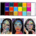 thumbnail image 2 of 20 Colors Face Painting - Face Body Paint Palette Kit For Adult/professional Tattoo Painting Art, Ha, 2 of 5