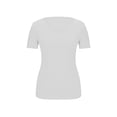 thumbnail image 5 of Fashion Slim Fit Short Sleeve T Shirt with Built In Bra Seamless Workout Tank Top for Summer Casual Wear,White,XL, 5 of 6