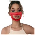 JUNLINCH Mask With Clear Window Visible Expression Face Cover For Deaf