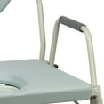 thumbnail image 4 of McKesson Bariatric Commode Chair with Padded Back and 12-Quart Bucket, 1,000 lbs Limit, 1 Ct, 4 of 7