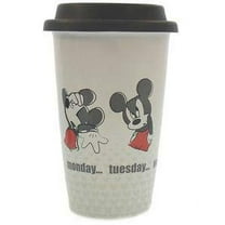 Disney Parks Mickey Through Friday Ceramic Coffee Travel Mug