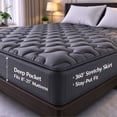 thumbnail image 6 of INGALIK Ultra Comfort Mattress Pad, Twin - Breathable Cooling Topper, 8-21" Deep Pocket Mattress Cover, Noiseless Hypoallergenic, 6 of 13
