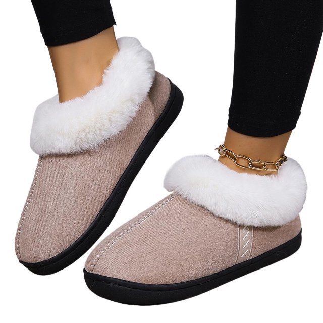 Pantuflas Cómodas y Antideslizantes FLhrweasw con cuello Borroso exteriores