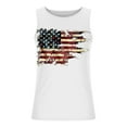 thumbnail image 5 of VBTAPA Mens American Flag Tank Tops Summer Beach Vacation Sleeveless T-Shirts Fashion Casual Workout Shirts White M, 5 of 6