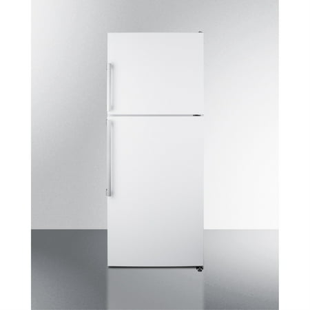 ENERGY STAR certified counter depth refrigerator-freezer with stainless steel doors  platinum cabinet  and icemaker