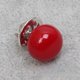 thumbnail image 4 of Broche con hebilla antideslizante a juego con aguja para collar de cobre con púas y perlas de pan al vapor teñido artificialmente, 4 of 4