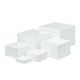thumbnail image 5 of 7 Pieces Acrylic Cube Display Box Riser Nesting Riser Table Stand Display Stand 5 Sided Buffet Riser Food Riser for Jewelry, 5 of 5