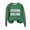 Green, variant on Womens Casual Sweatshirt Women's Fashionable Round Neck Long Sleeved Raising Printed Top Hoodie Jogging Sweatshirt Women