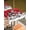 Red White, variant on Outdoor Tablecloth with Umbrella Hole and Zipper, Red Christmas Square Table Cloth 54x54 Inch Waterproof Tablecloth, Snowman Snowflake Winter Birds Picnic Table Cover for Patio Camping