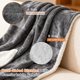 thumbnail image 3 of Manta térmica Sweetcrispy, tamaño doble, 160 x 210 cm, 10 niveles de calor, 3 of 7