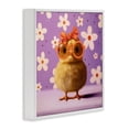 thumbnail image 2 of Stupell Industries Contemporary Bow Peep Groovy Chick White Framed Giclee Art, 12 x 12, by Lucia Heffernan, 2 of 8