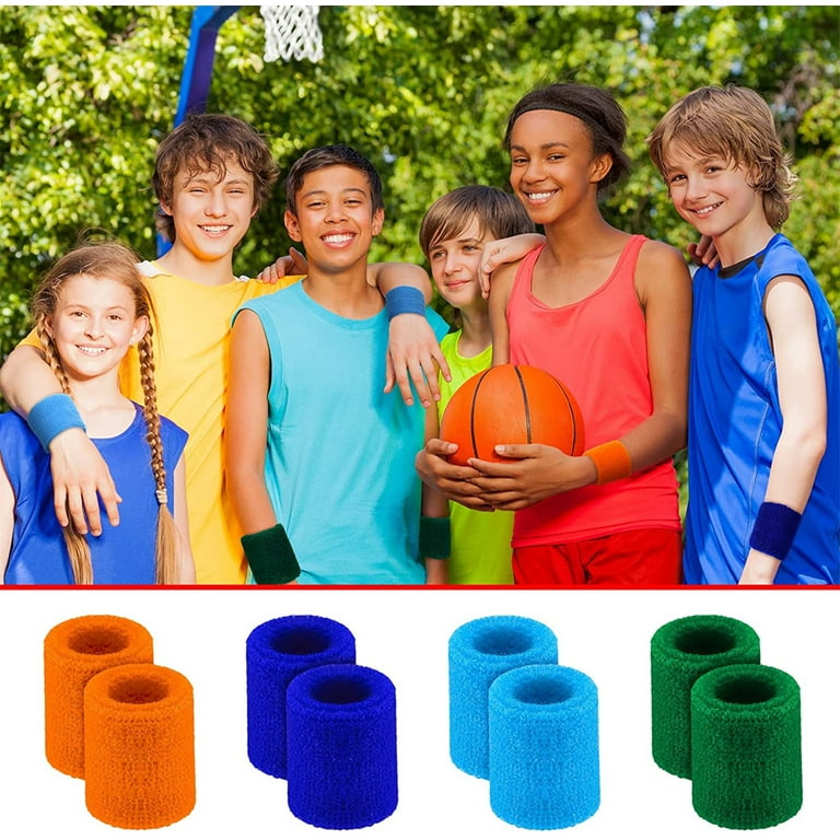 Wristbands For Events Neon 80s Sweatband Set Pack (Headband