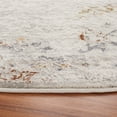thumbnail image 3 of SAFAVIEH Princeton Theresa Abstract Area Rug, Light Beige/Grey, 5' x 5' Round, 3 of 9