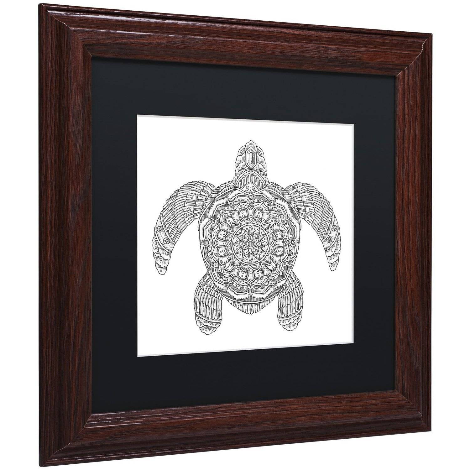 Trademark Fine Art Animals Matted Framed Art ' Spirit Animals 5 ' by Filippo Cardu