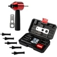 thumbnail image 2 of Kit d'Outils Écrou Rivet Portable : Adaptateur Riveteuse Électrique avec Poignée Antidérapante, Construction en Acier Allié - Inclut Rivets M3/M4/M5/M6/M8, Clé et Boîte de Rangement pour une Utilisation Durable et Sans Effort, 2 of 6