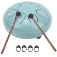thumbnail image 3 of Ccdes 6'' Acier Langue Tambour Handpan 8 Notes Pan Tambour Tambour Réservoir avec Sac de Pilon, 3 of 8