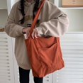 thumbnail image 3 of Kukuzhu Corduroy Tote Bag for Women Casual Shoulder Bags Large Hobo Tote Handbag Shopping Work Bag with Pockets, 3 of 6
