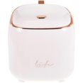 thumbnail image 1 of White ABS Trash Can for Home Use as Desk Trash Can or Storage Bin 4.7 x 3.9 Inches, 1 of 2
