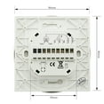 thumbnail image 4 of Yeacher White BAC-6000 95~240VAC Two Pipe Heating Cooling LCD Digital Touch Screen 5+2 Weekly Programmable, 4 of 8