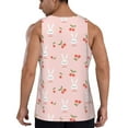 thumbnail image 3 of Haiem Rabbit And Cherry Men Workout Tank Top Gym Bodybuilding Sleeveless Muscle T Shirts Athletic Tank Breathable Workout Shirt-Medium, 3 of 9