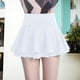 thumbnail image 2 of Minifalda plisada de gasa para mujer: corte A de cintura alta, cintura elástica, tallas S-XL, 92 % poliéster. Bonita falda informal., 2 of 4