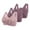 Pink3, variant on Posijego 3 Pack Womens Front Closure Bra Plus Size Wireless Everyday Bra No Underwire Full Coverage Bra for Women