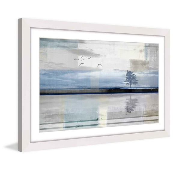 Shimmering Reflection by Parvez Taj Framed Painting Print